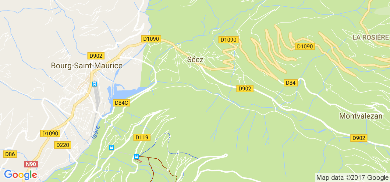 map de la ville de Séez