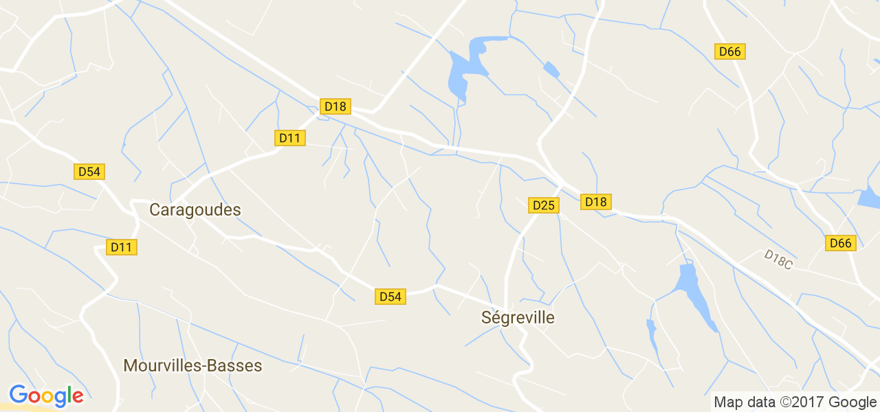 map de la ville de Ségreville