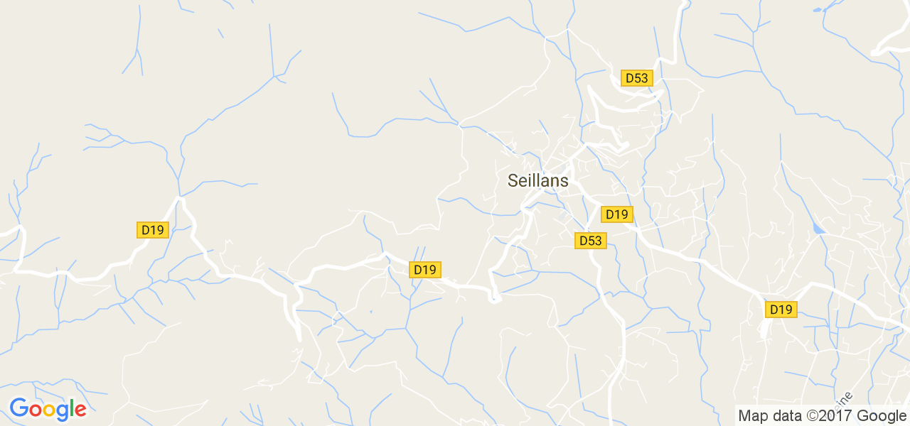 map de la ville de Seillans