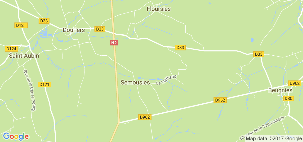 map de la ville de Semousies