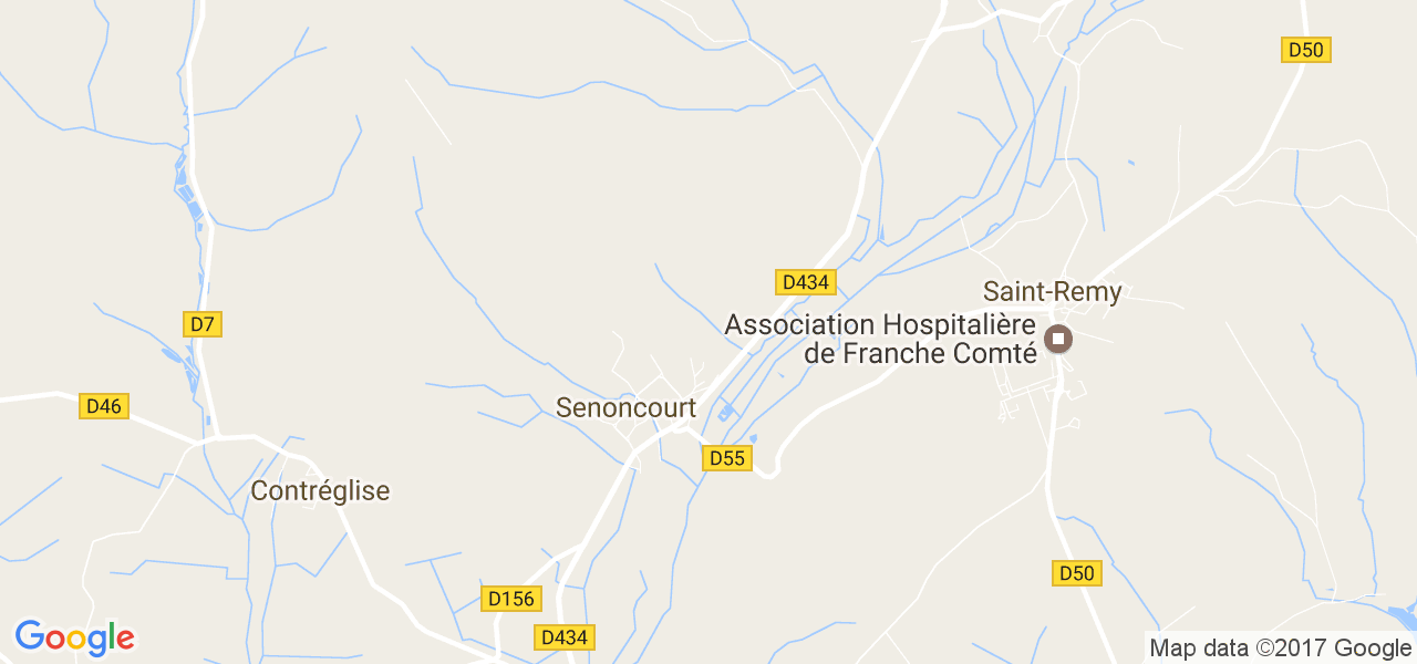 map de la ville de Senoncourt