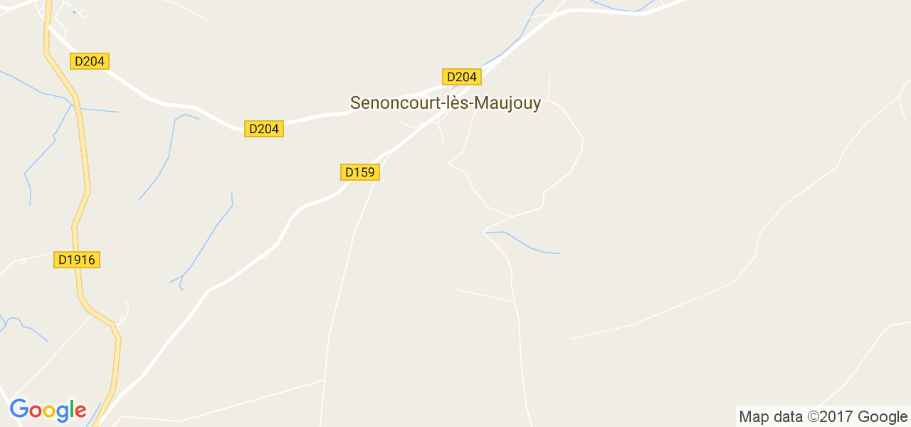 map de la ville de Senoncourt-les-Maujouy