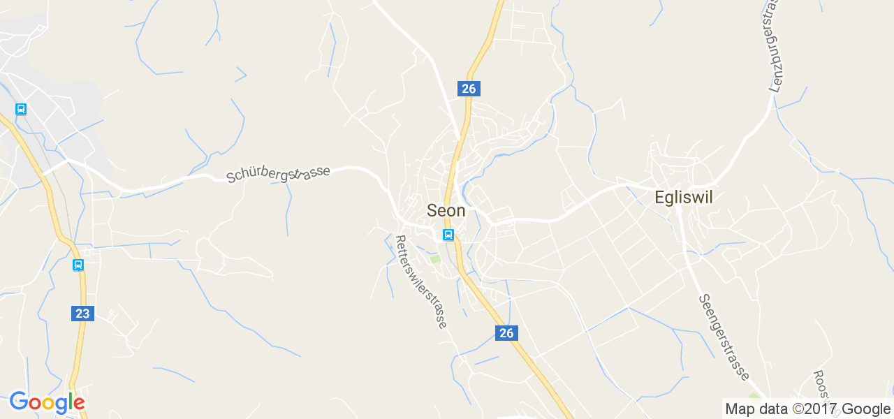 map de la ville de Seon