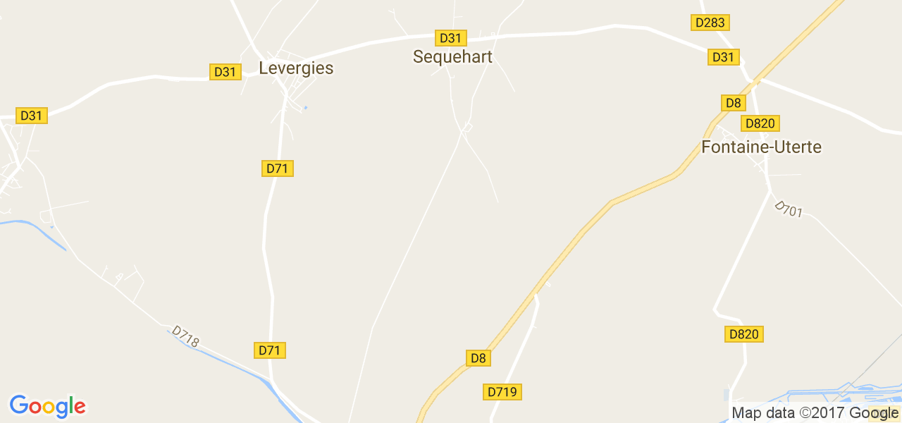 map de la ville de Sequehart