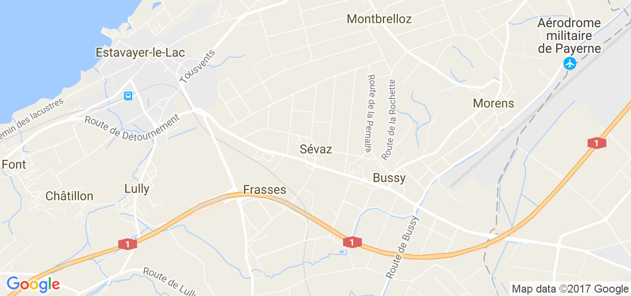 map de la ville de Sévaz