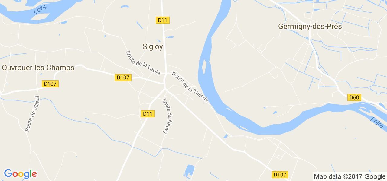 map de la ville de Sigloy