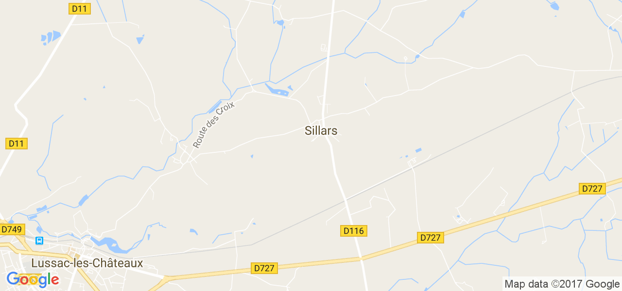 map de la ville de Sillars