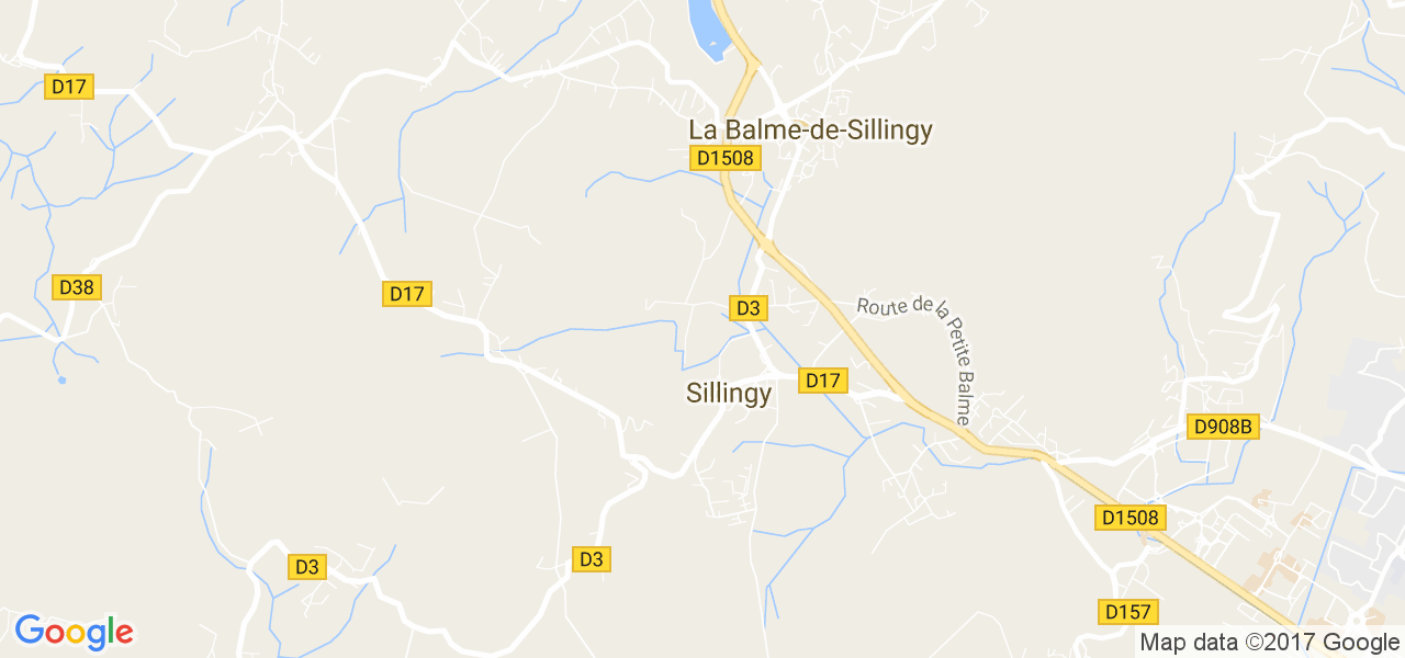 map de la ville de Sillingy