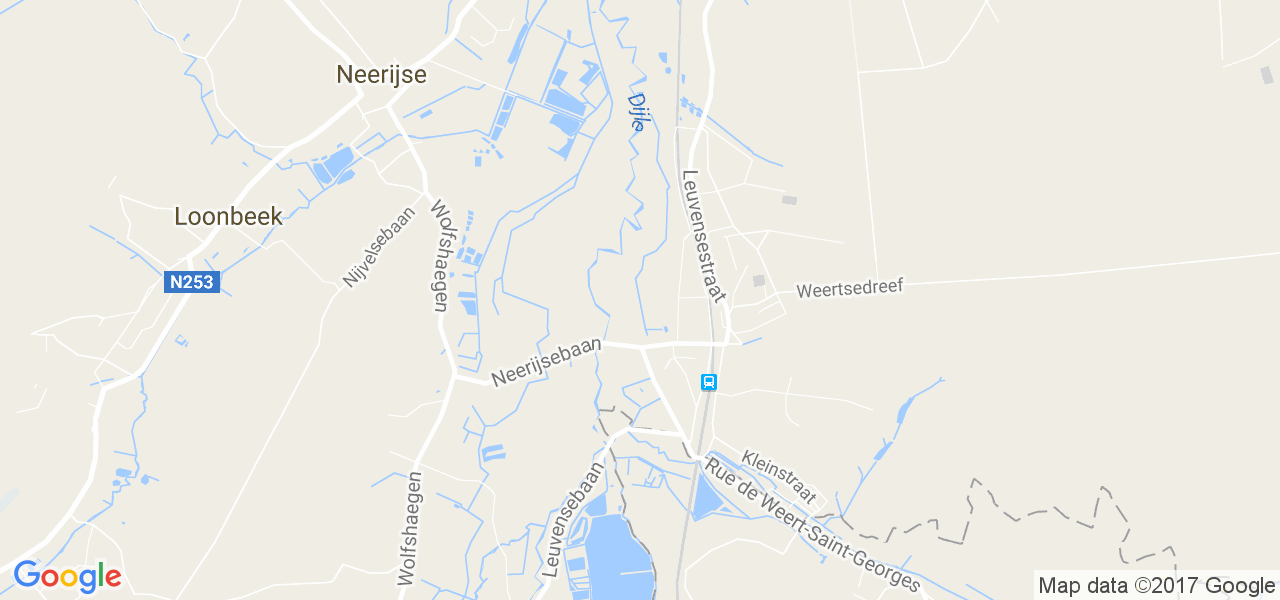 map de la ville de Sint-Joris-Weert