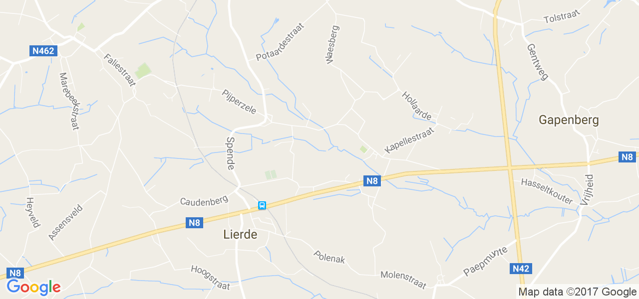 map de la ville de Sint-Maria-Lierde