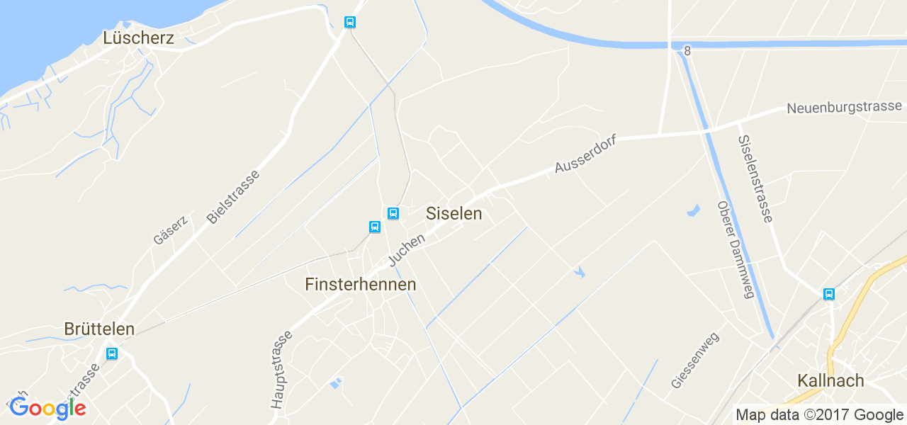 map de la ville de Siselen