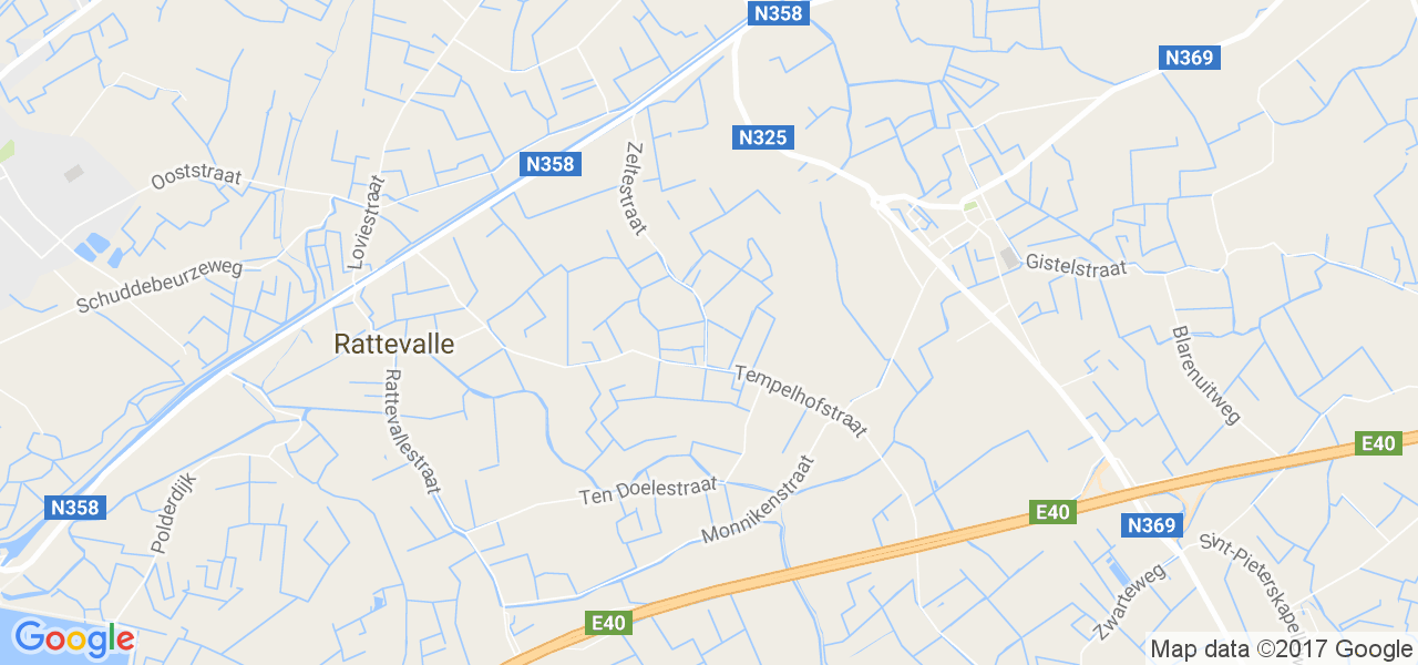 map de la ville de Slijpe