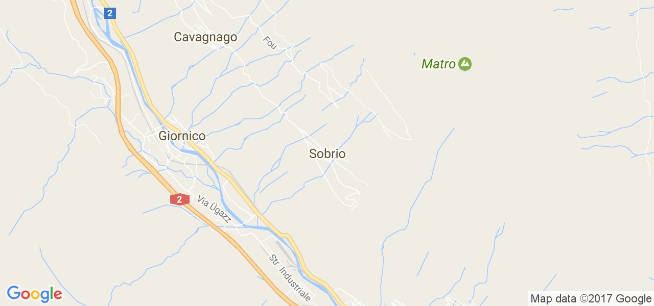 map de la ville de Sobrio