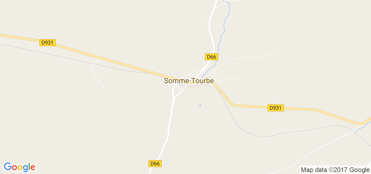 map de la ville de Somme-Tourbe