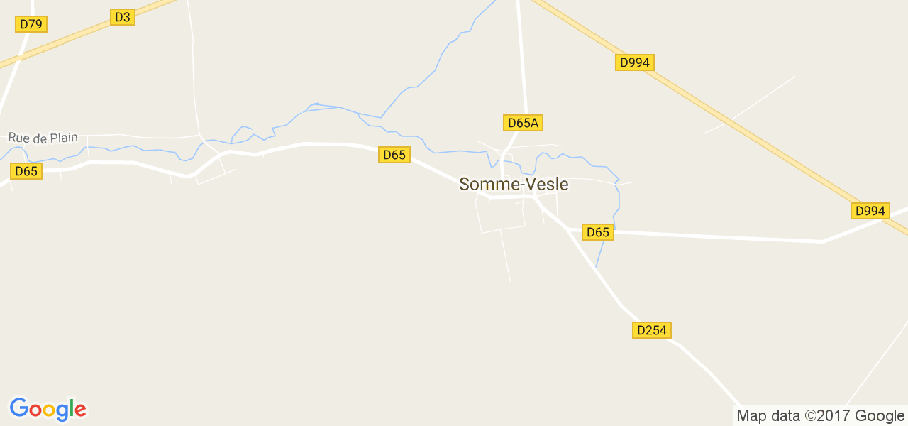 map de la ville de Somme-Vesle