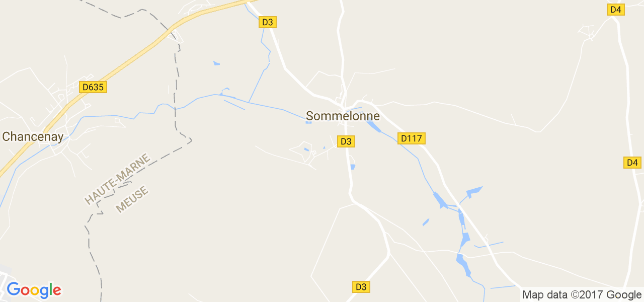 map de la ville de Sommelonne