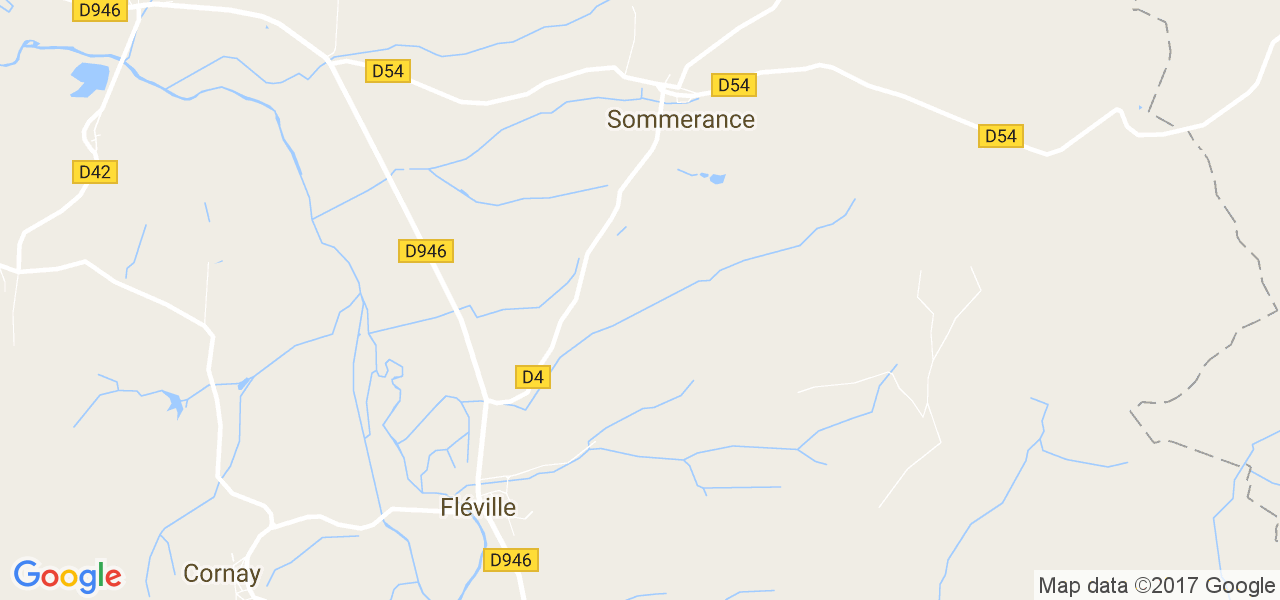 map de la ville de Sommerance