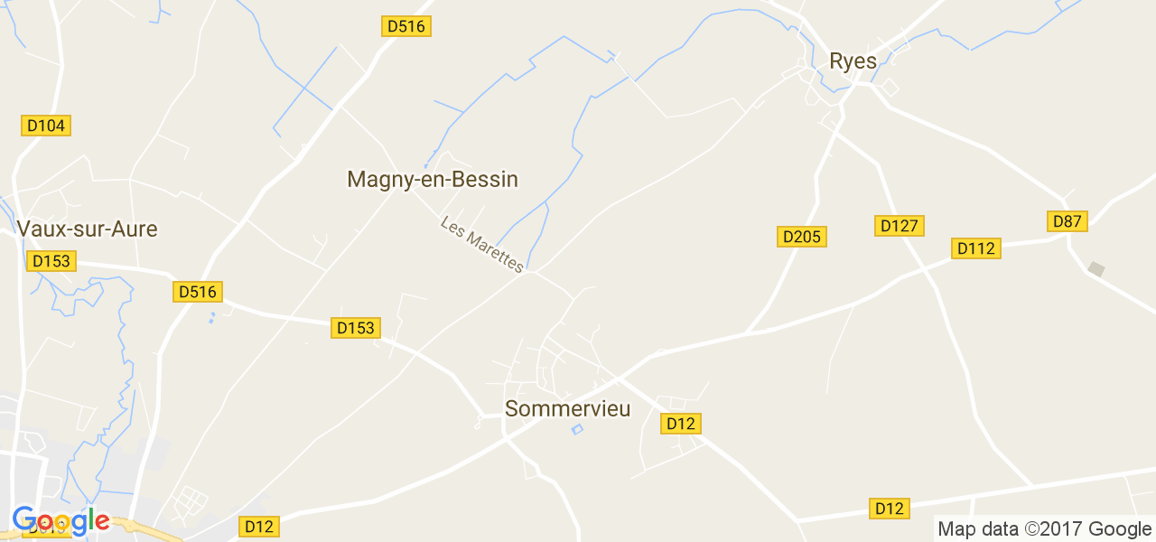 map de la ville de Sommervieu