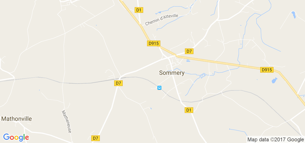 map de la ville de Sommery