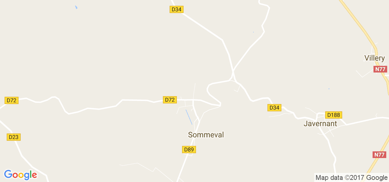 map de la ville de Sommeval