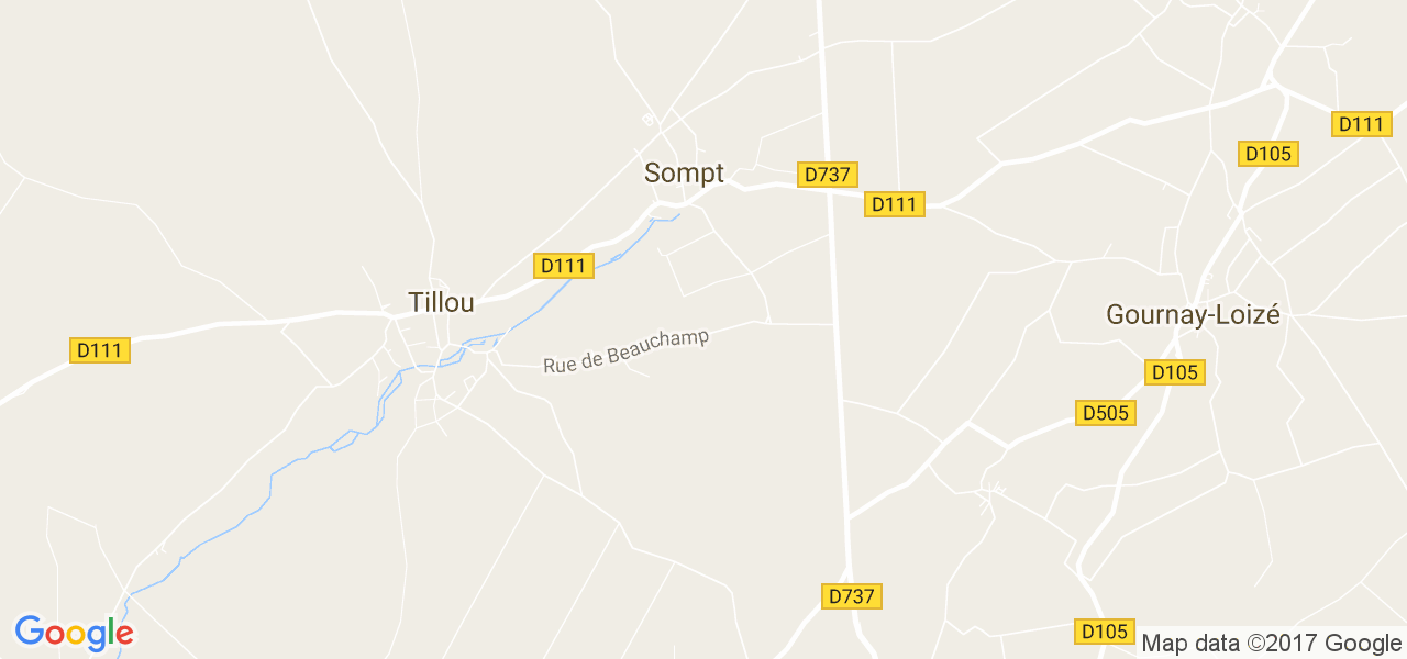 map de la ville de Sompt