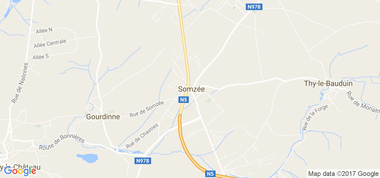 map de la ville de Somzée