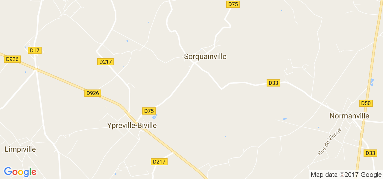 map de la ville de Sorquainville