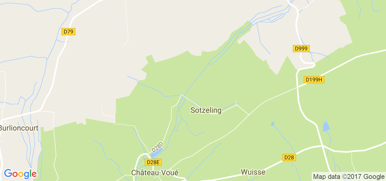 map de la ville de Sotzeling