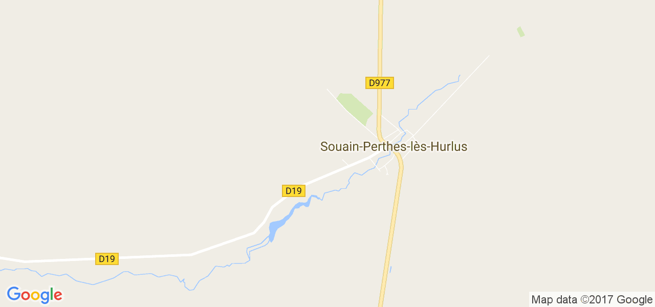 map de la ville de Souain-Perthes-lès-Hurlus