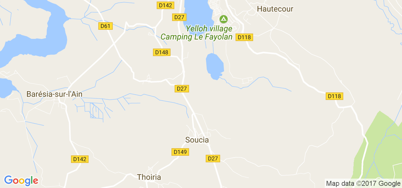 map de la ville de Soucia