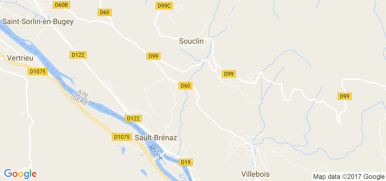 map de la ville de Souclin