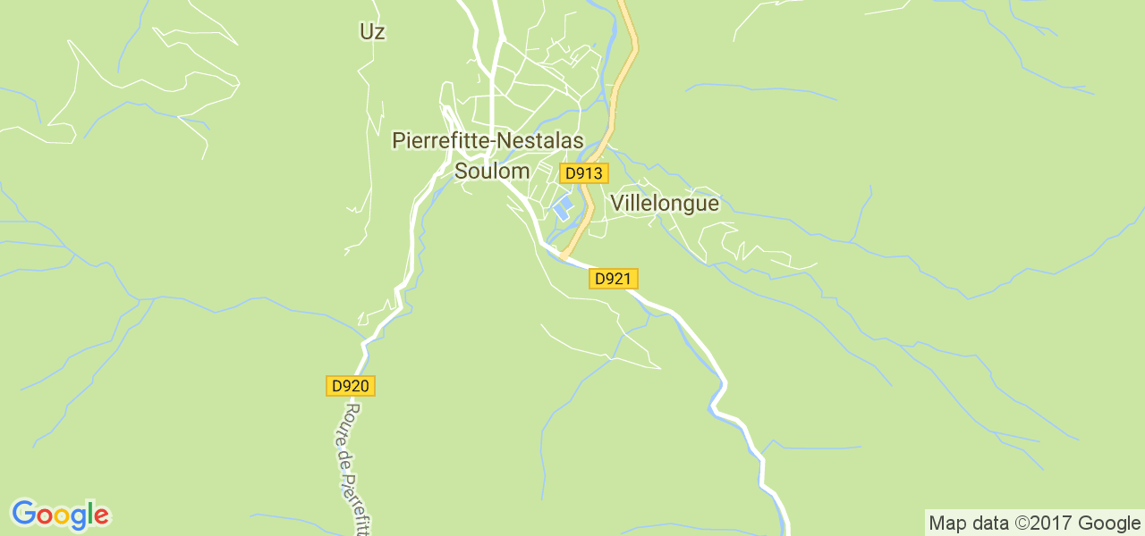 map de la ville de Soulom