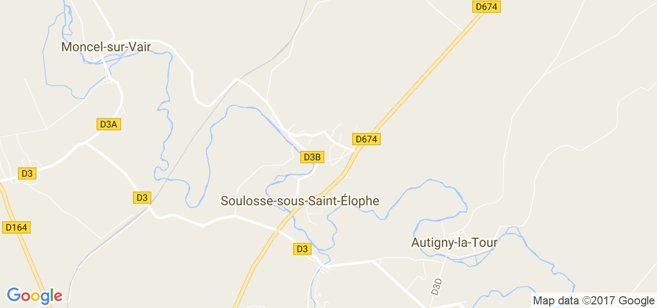 map de la ville de Soulosse-sous-Saint-Élophe