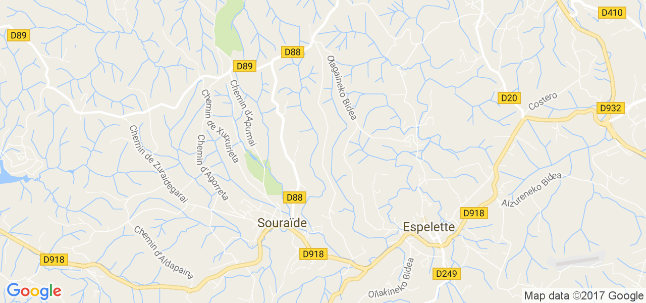 map de la ville de Souraïde