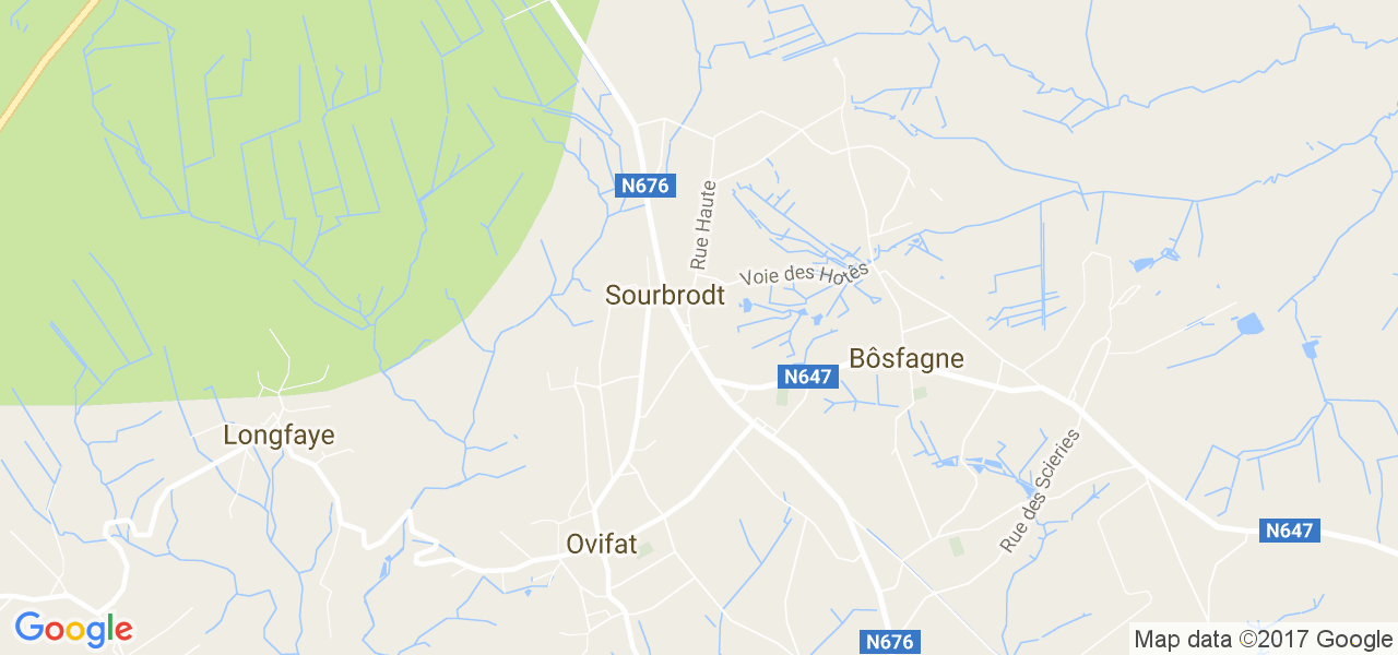 map de la ville de Sourbrodt