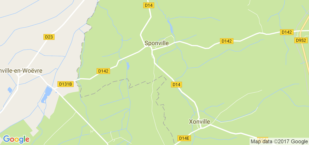 map de la ville de Sponville