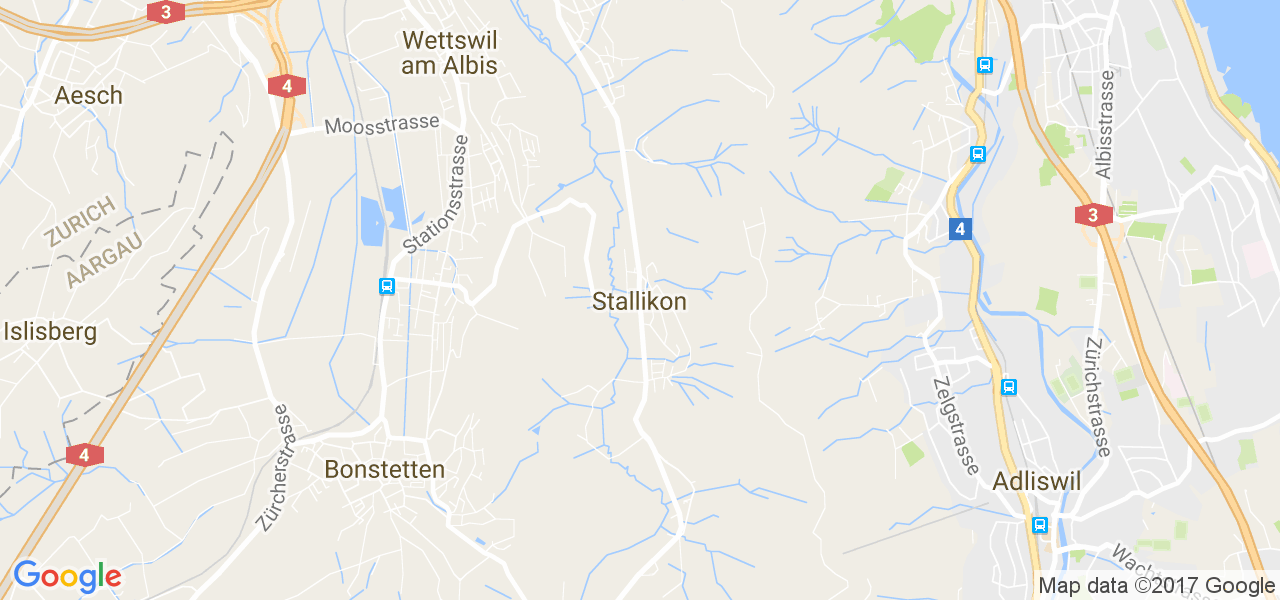 map de la ville de Stallikon