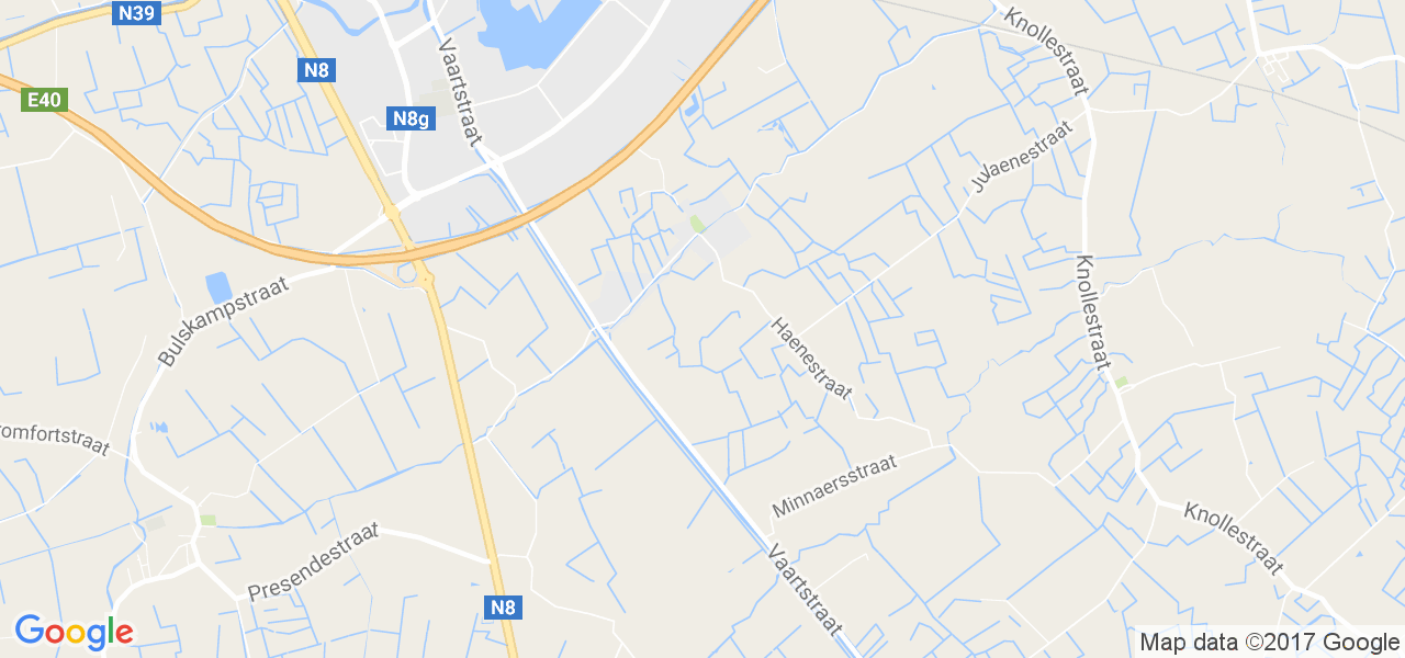 map de la ville de Steenkerke