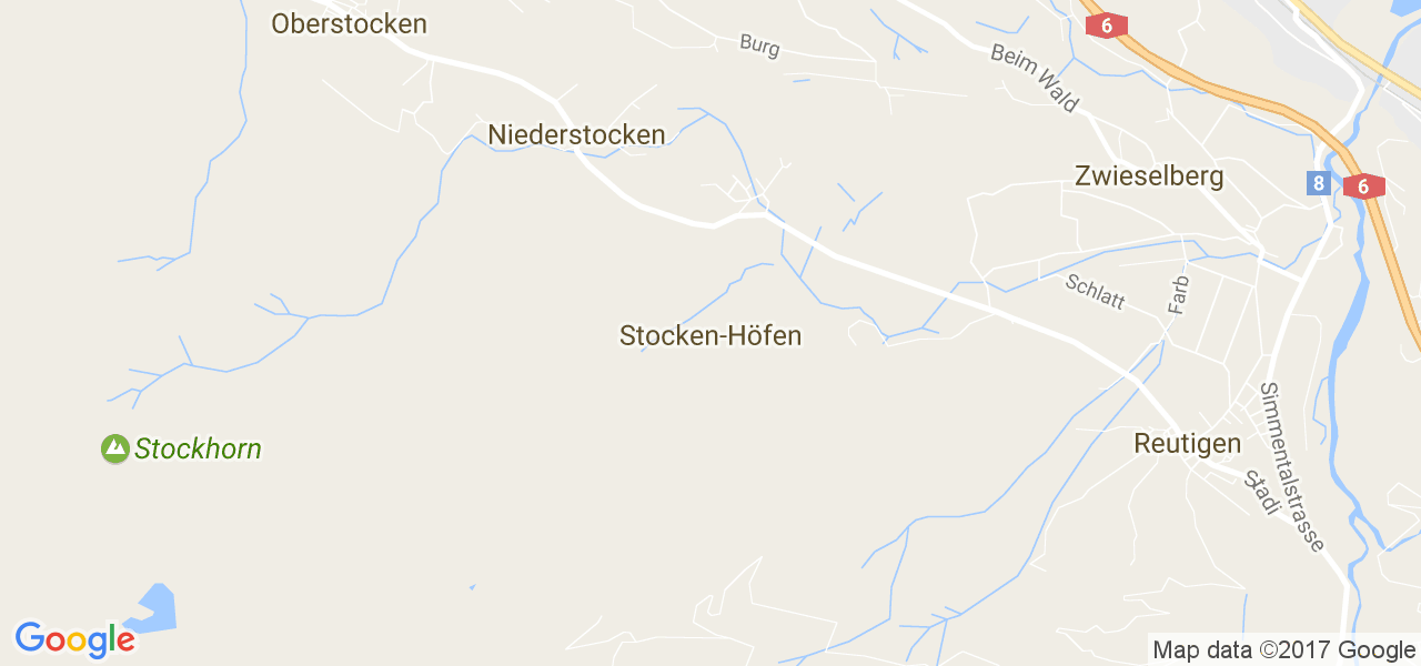 map de la ville de Stocken-Höfen