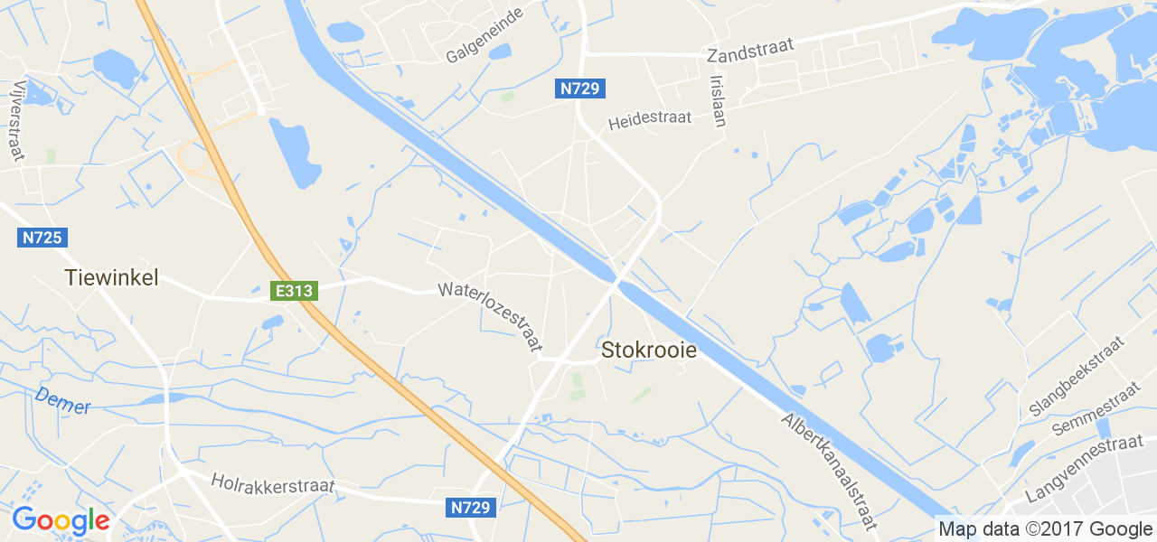 map de la ville de Stokrooie