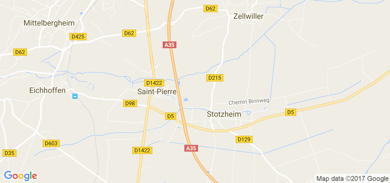 map de la ville de Stotzheim