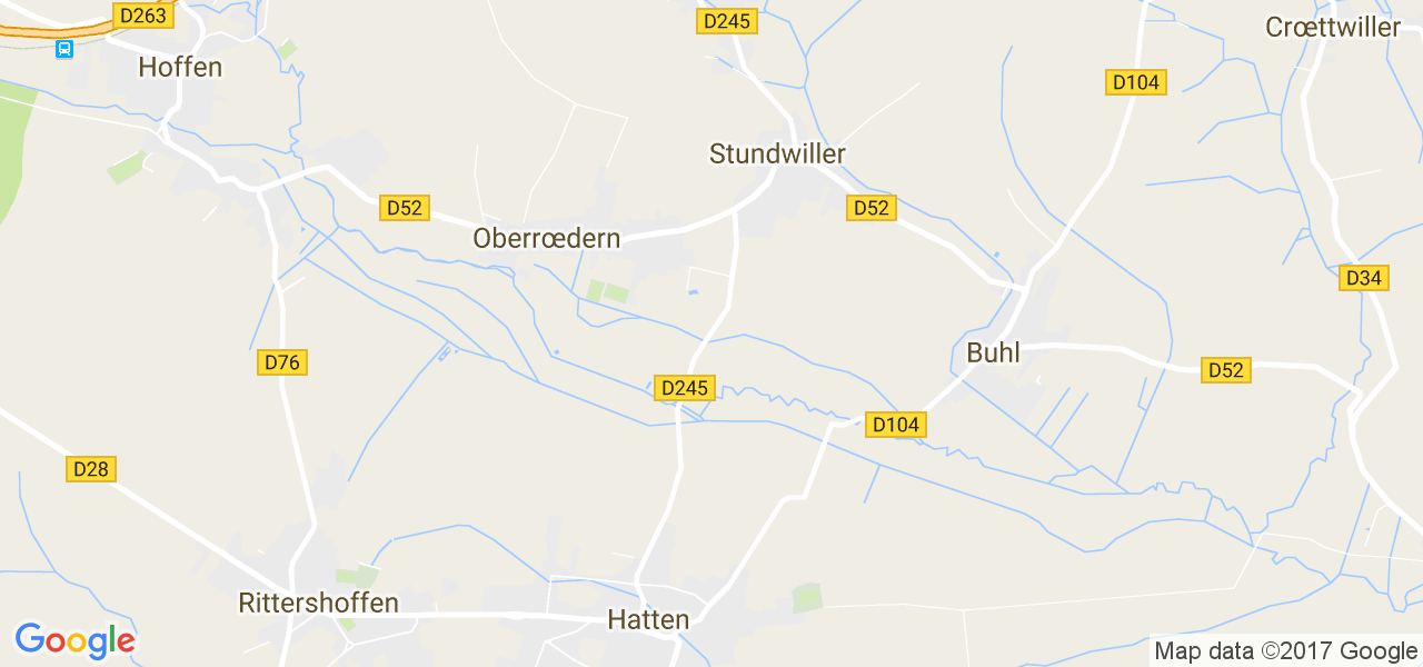 map de la ville de Stundwiller