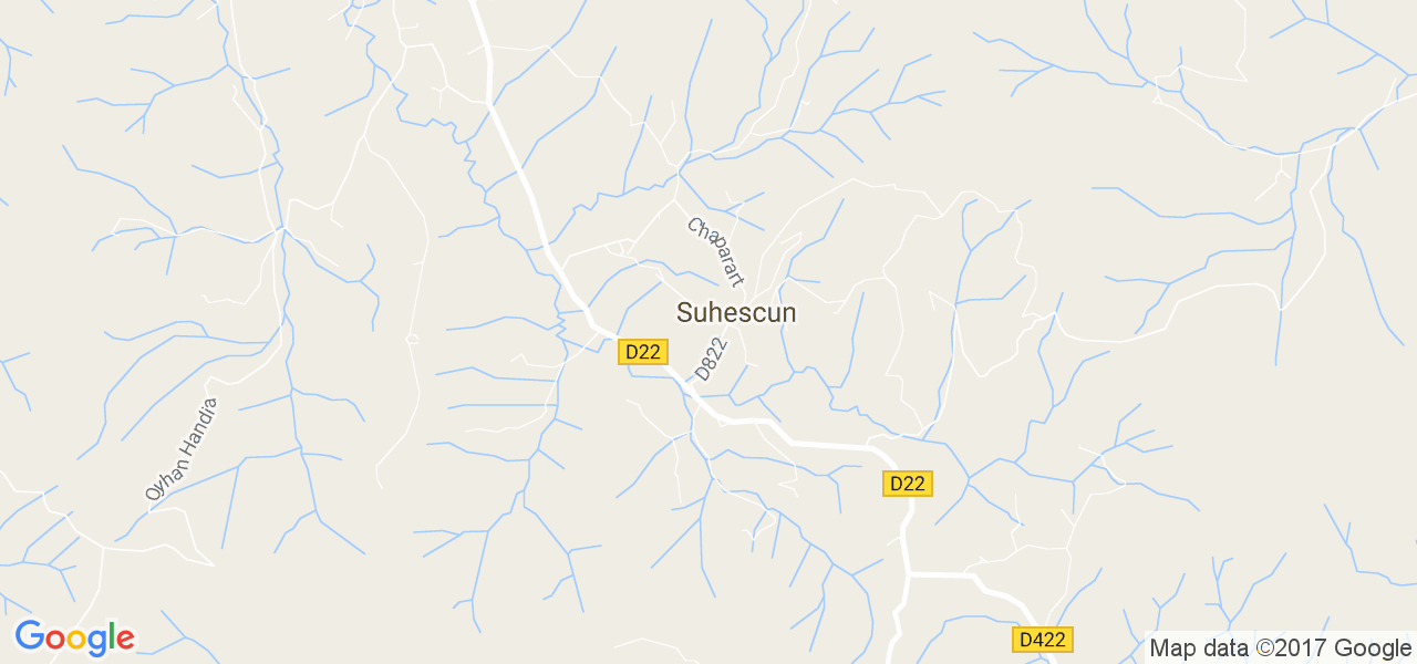 map de la ville de Suhescun