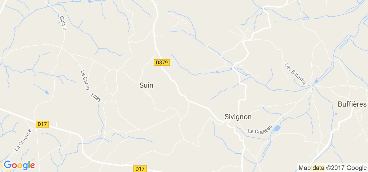 map de la ville de Suin
