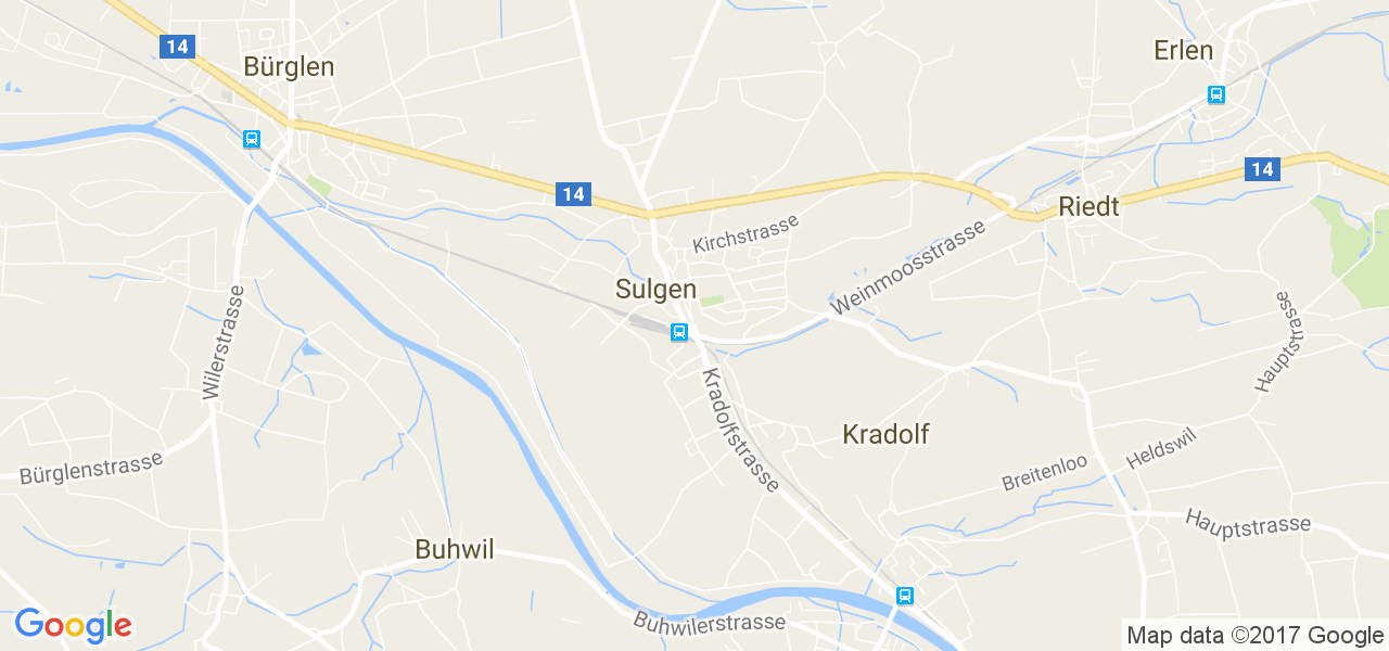 map de la ville de Sulgen