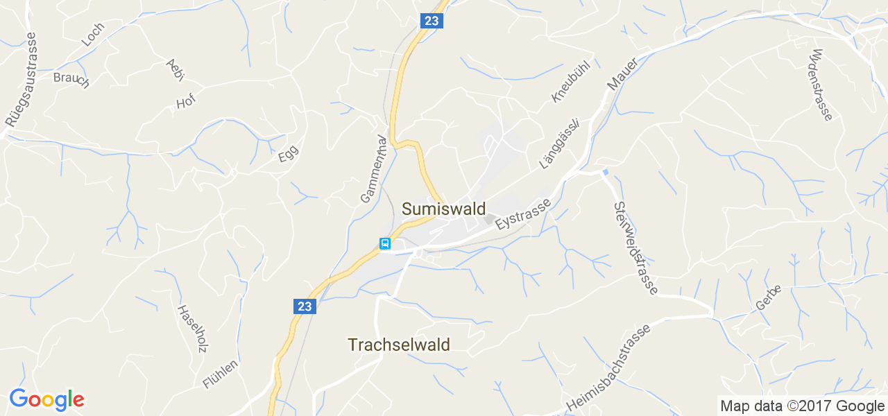map de la ville de Sumiswald