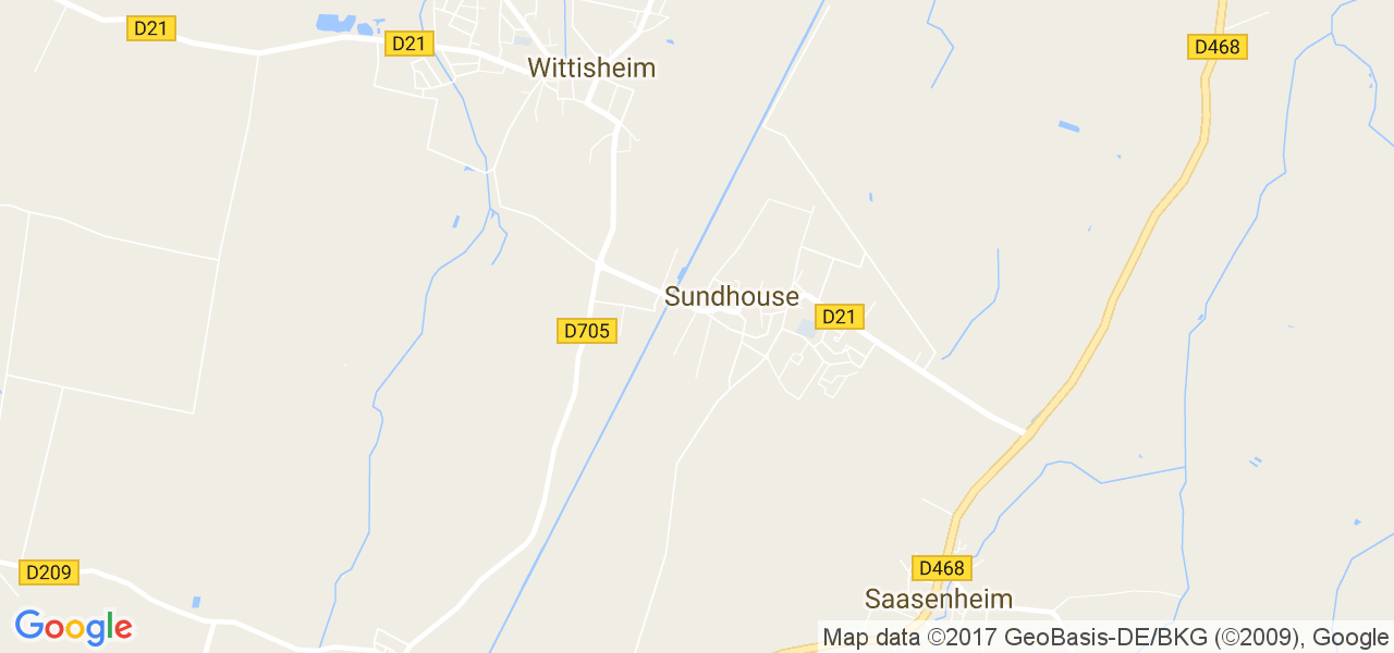 map de la ville de Sundhouse