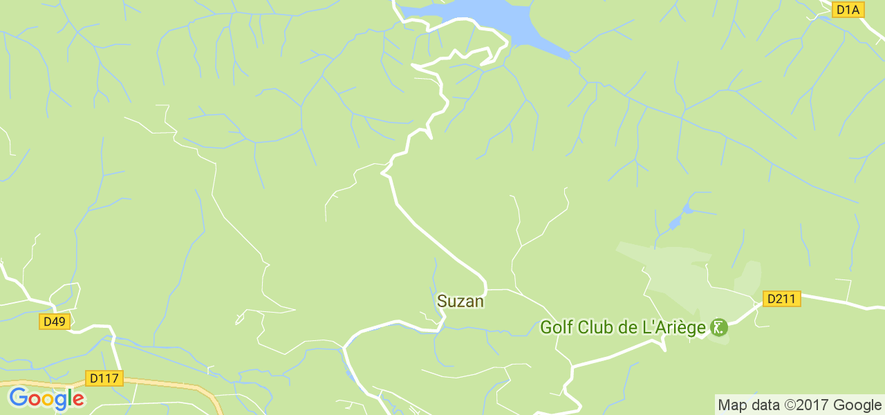 map de la ville de Suzan