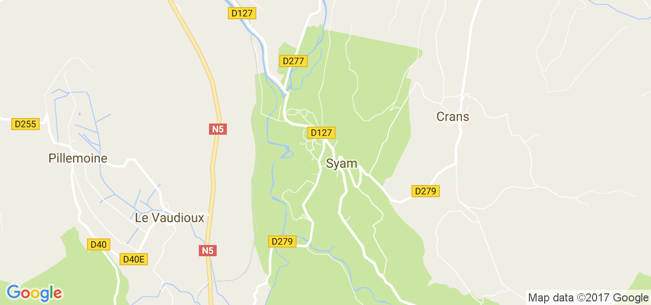 map de la ville de Syam