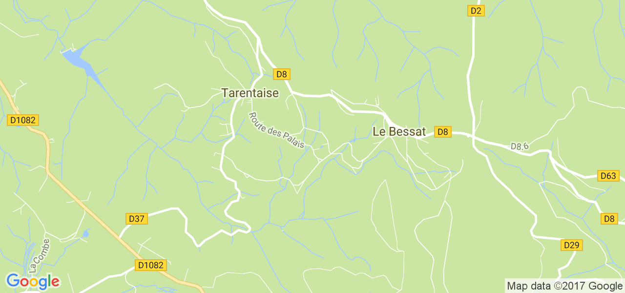 map de la ville de Tarentaise